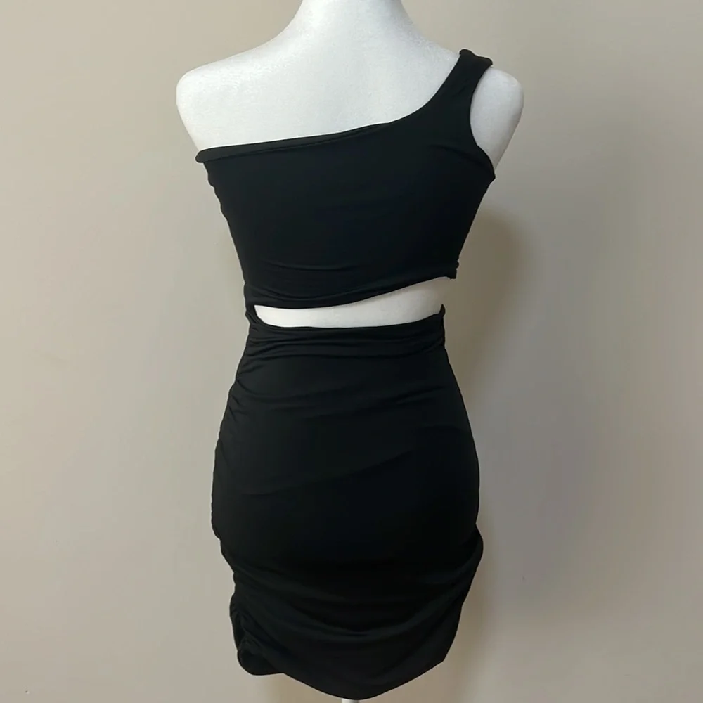 - Sky to Moon Ruched Cut Out Girl’s Mini Dress. Like New. Size M